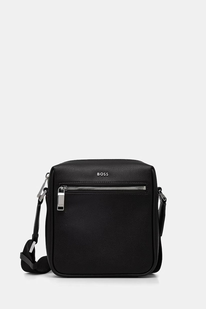 BOSS borsetă de umăr pentru bărbați, din piele