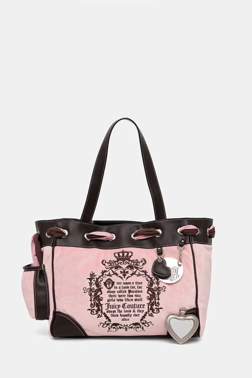 Juicy Couture geantă shopper bumbac DAYDREAMER