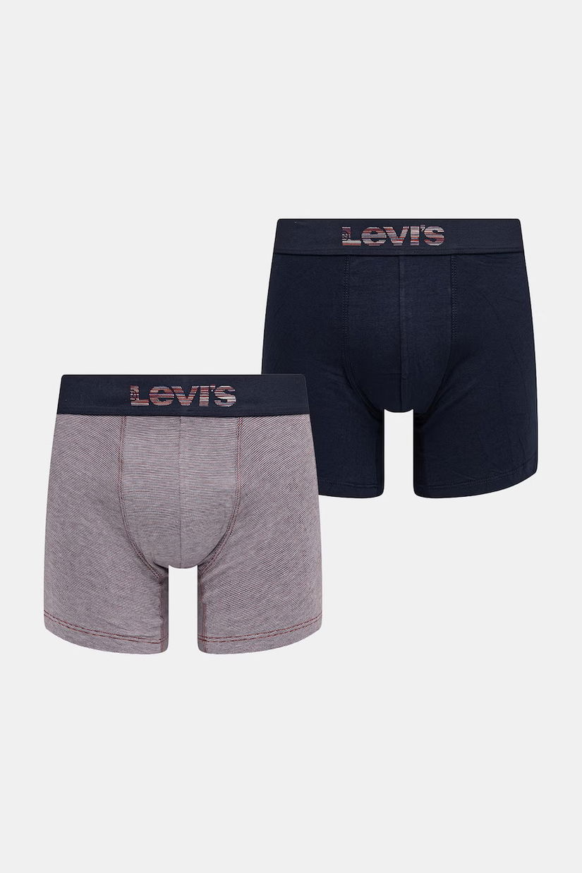 Levi's boxeri bărbați bumbac cu elastan pachet de 2