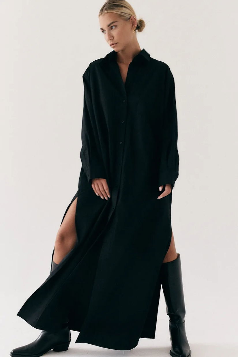 Muuv. Rochie tip cămașă bumbac MEIE