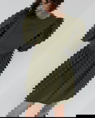 Muuv. rochie evazată din bumbac KAWAI