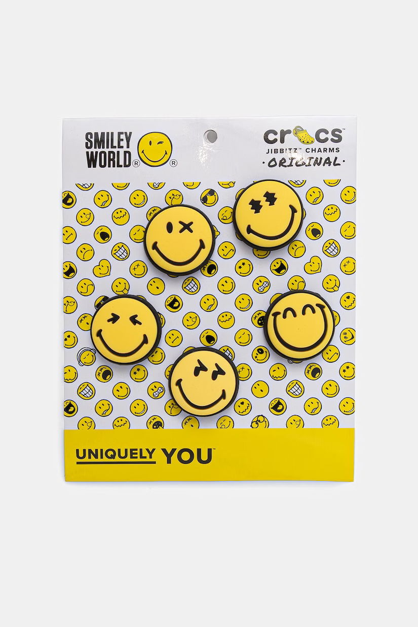 Crocs ace de pantofi Smileyworld pachet de 5