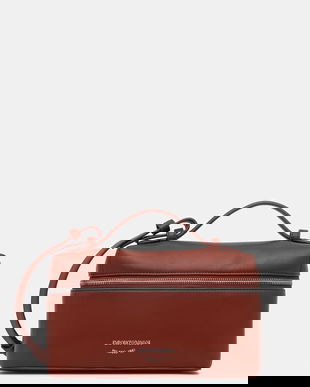 Emporio Armani geantă crossbody pentru femei, din piele