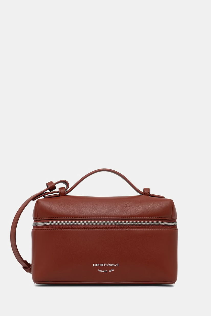 Emporio Armani geantă crossbody pentru femei, din piele