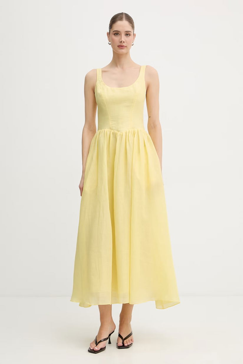 Bardot rochie princess cu bumbac