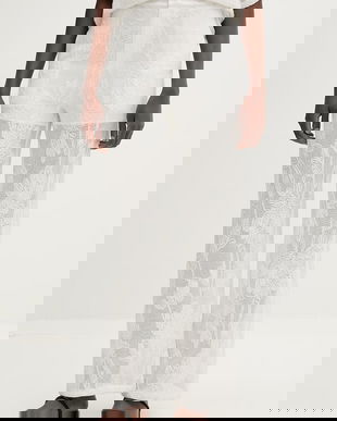 Isabelle Blanche pantaloni pentru femei, din bumbac