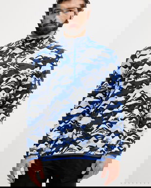 Jack Wolfskin hanorac cu fermoar pentru bărbați Paw Era 100