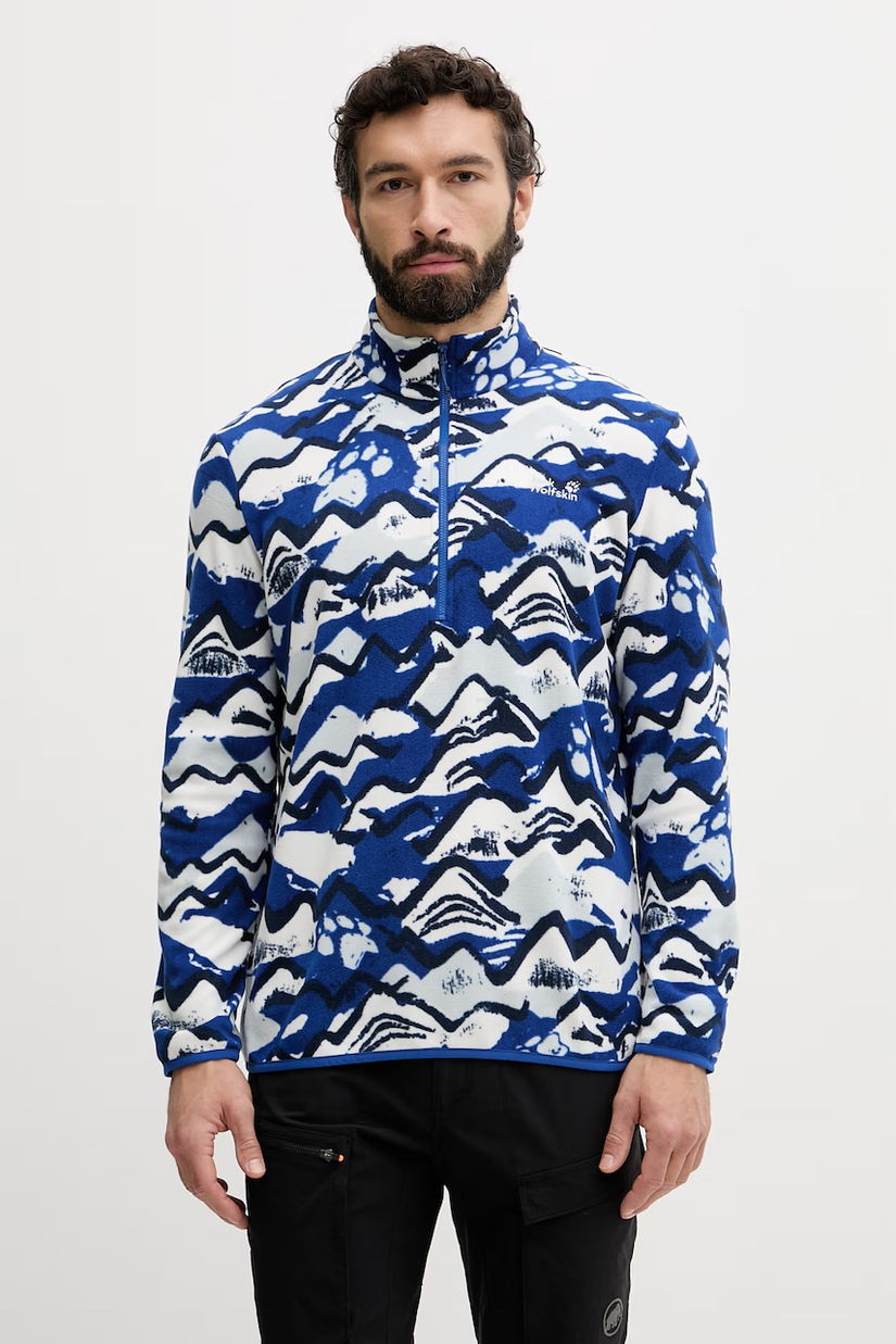 Jack Wolfskin hanorac cu fermoar pentru bărbați Paw Era 100