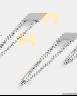 DKNY cercei pentru femei, din metal