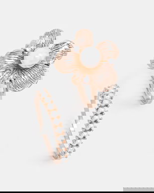 Aldo set de inele pentru femei, din metal cu zirconiu cubic MARIVIE pachet de 2