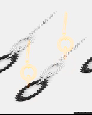 DKNY cercei pentru femei, din metal