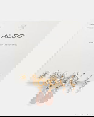 Aldo cercei pentru femei, din metal cu zirconiu cubic LYLIAH pachet de 3