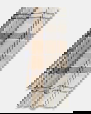 Barbour șal pentru femei, cu amestec de in Abigail