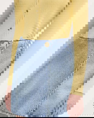 Armani Exchange fustă-pantalon pentru femei, din denim