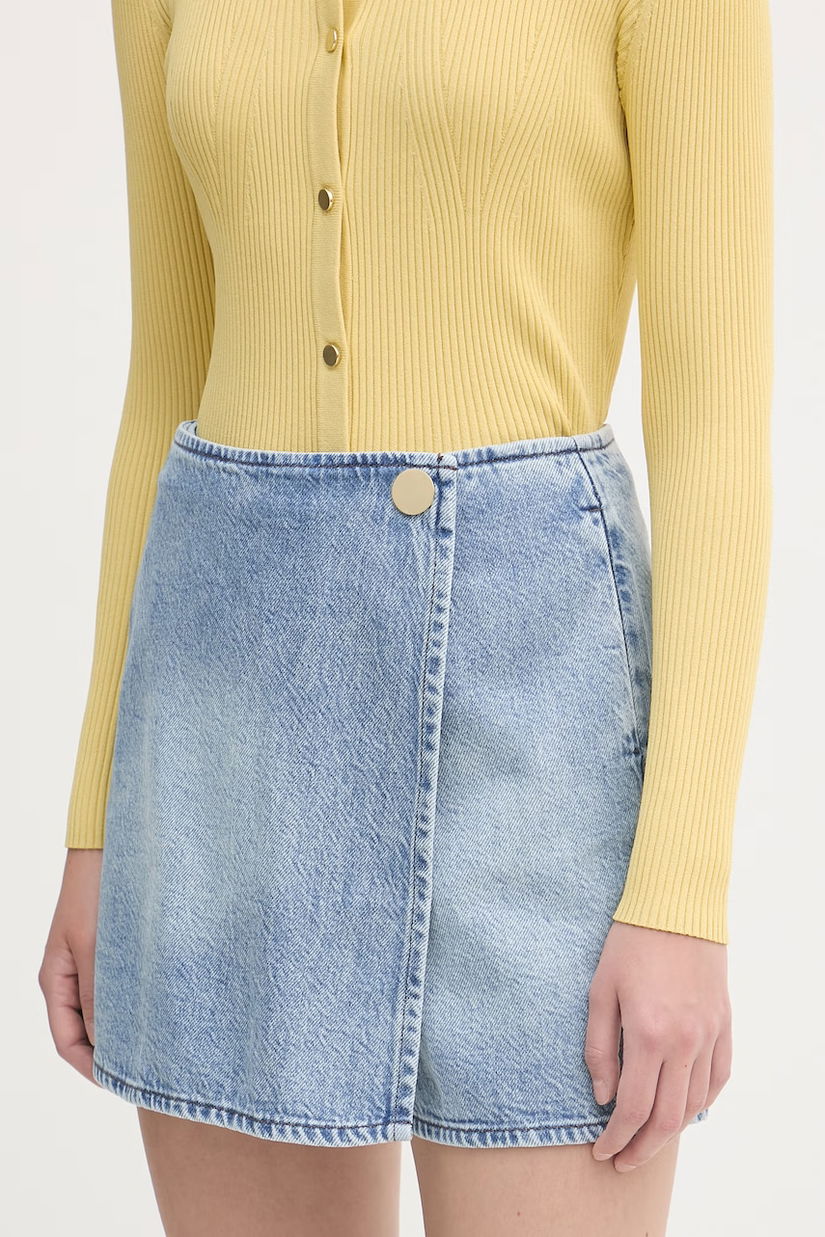 Armani Exchange fustă-pantalon pentru femei, din denim