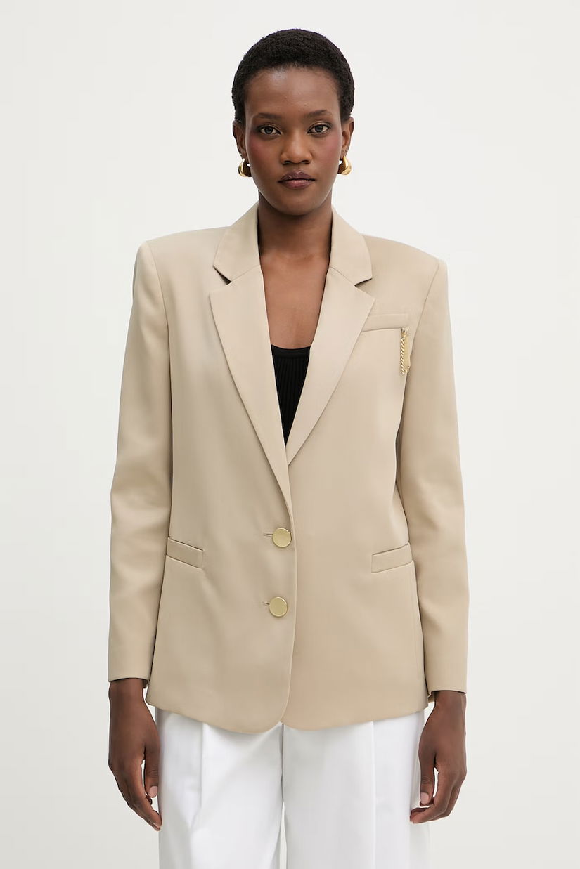 Armani Exchange sacou cu un singur rând de nasturi pentru femei