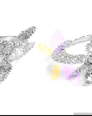 Swarovski inel pentru femei, din metal cu cristal Swarovski Ariana Grande x Swarovski