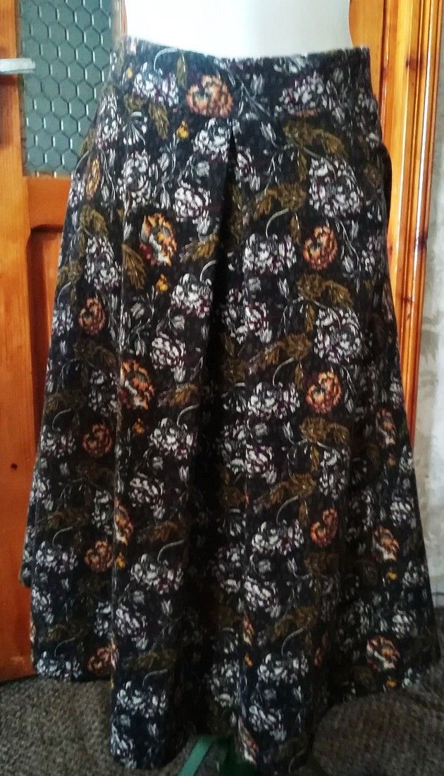 fusta tricot floral , Yessica , L