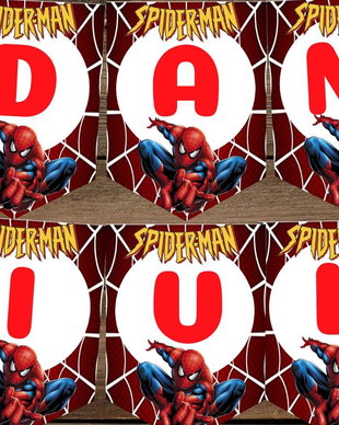 Ghirlandă Spiderman