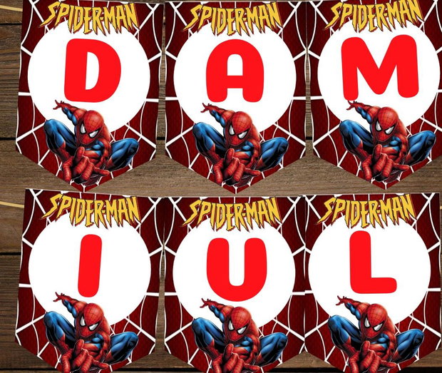 Ghirlandă Spiderman