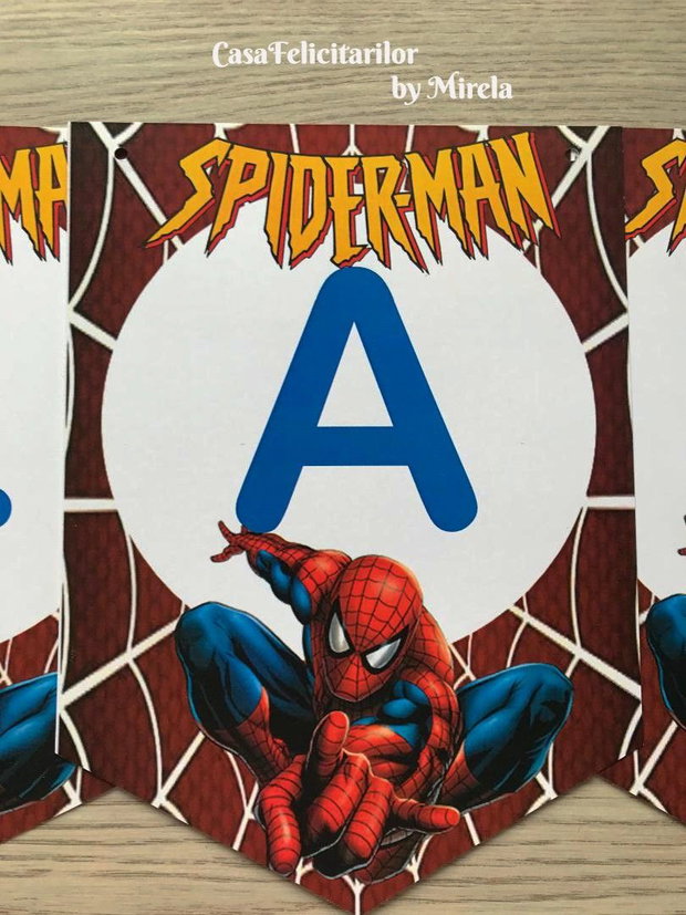Ghirlandă Spiderman