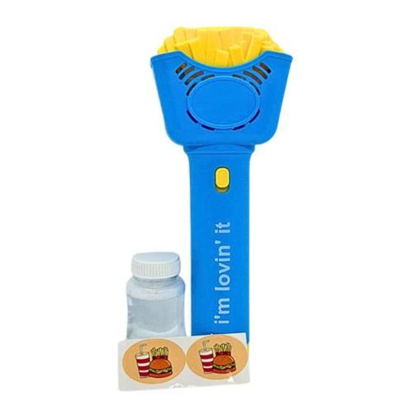 Pistol cu apa Albastru Automat Baloane de Sapun French Fries , Bubble pentru Copii,