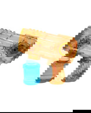 Pistol cu apa,  Capybara Automat Baloane de Sapun cu 10 Orificii, Include Solutie