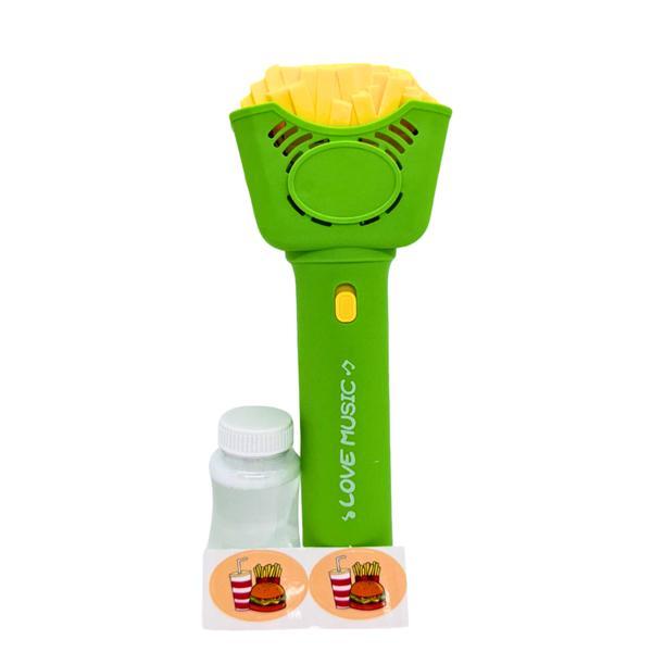 Pistol cu apa Verde Automat Baloane de Sapun French Fries , Bubble pentru Copii