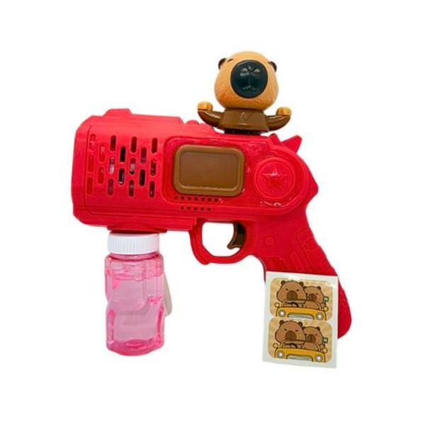 Pisto cu apa, Capybara Rosu Automat Baloane de Sapun , Electric cu Rotatie 180&deg;