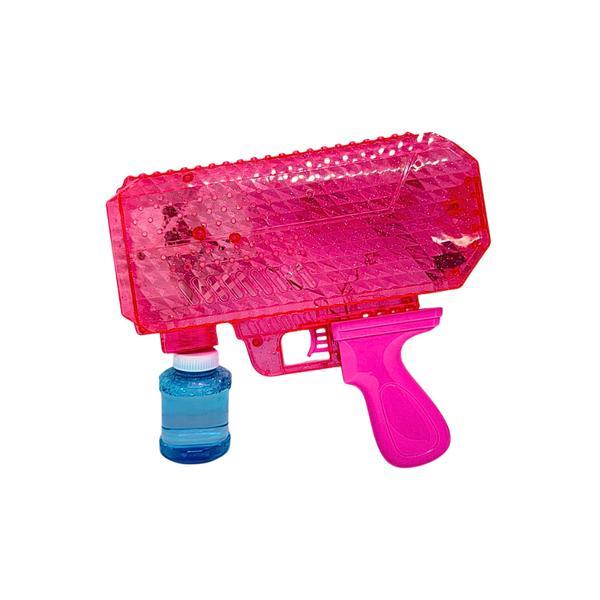 Pistol cu apa Automat Baloane de Sapun cu 42 Orificii, Include Solutie