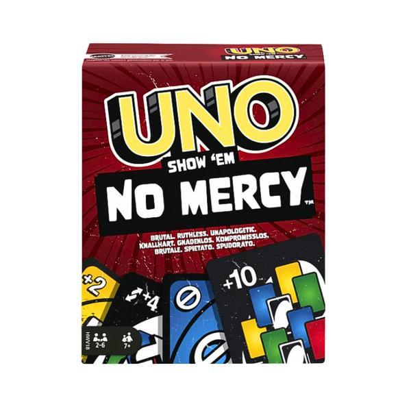 Joc de Cărți Uno Show &lsquo;Em No Mercy &ndash; Joc de Societate, 2-6 Jucători, 7+ Ani