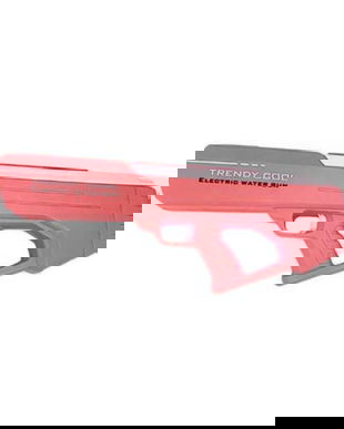 Pistol cu apa Roz  pentru Copii, Water Blaster cu Rezervor 400 ml, Jet Continuu,