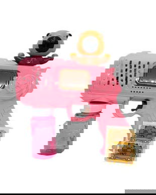 Pistol cu apa, Capybara Roz Automat Baloane de Sapun, Electric cu Rotatie 180&deg;