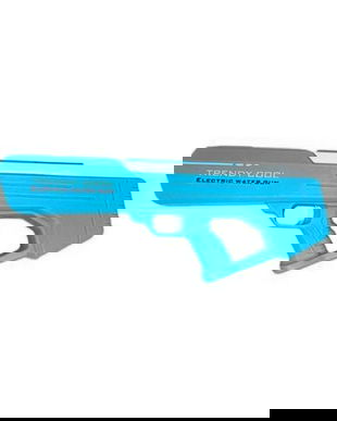 Pistol cu apa Albastru pentru Copii, Water Blaster cu Rezervor 400 ml, Jet Continuu, albastru