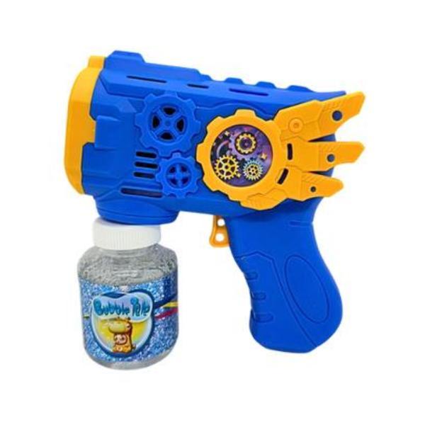 Pistol cu apa  Albastru Automat Baloane de Sapun Flying Armor  Bubble cu Solutie Inclusa