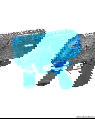 Pistol cu apa Automat Baloane de Sapun Stitch cu 42 Orificii, Include Solutie