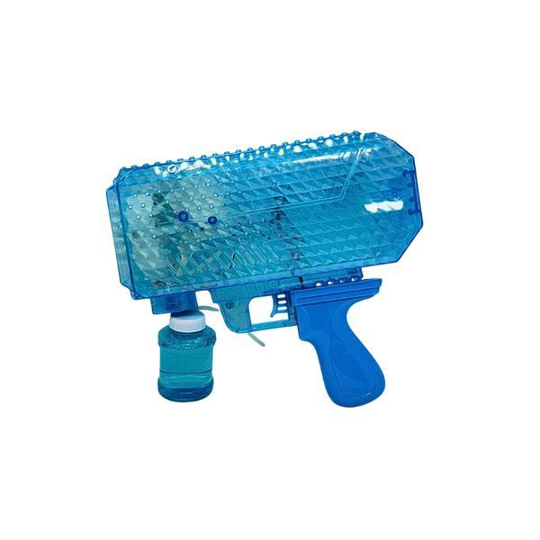 Pistol cu apa Automat Baloane de Sapun Stitch cu 42 Orificii, Include Solutie