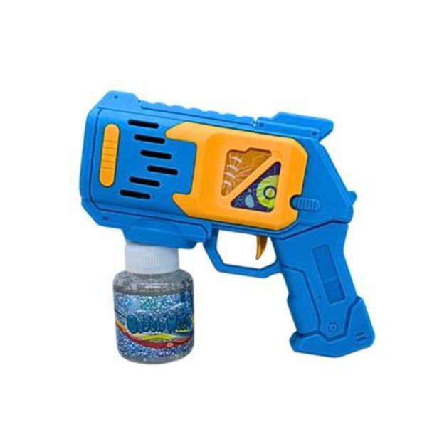 Pistol cu apa  Albastru Automat de Facut Baloane de Sapun Bubble . Include Solutie
