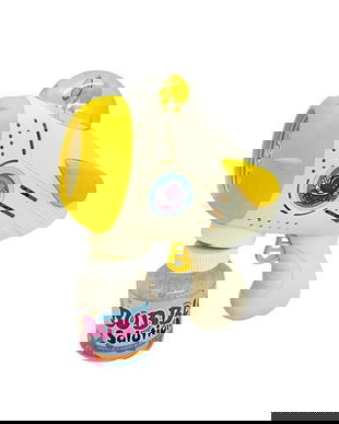 Pistol cu apa Galben Automat cu Baloane de Sapun Space Set Bubble , Include Solutie