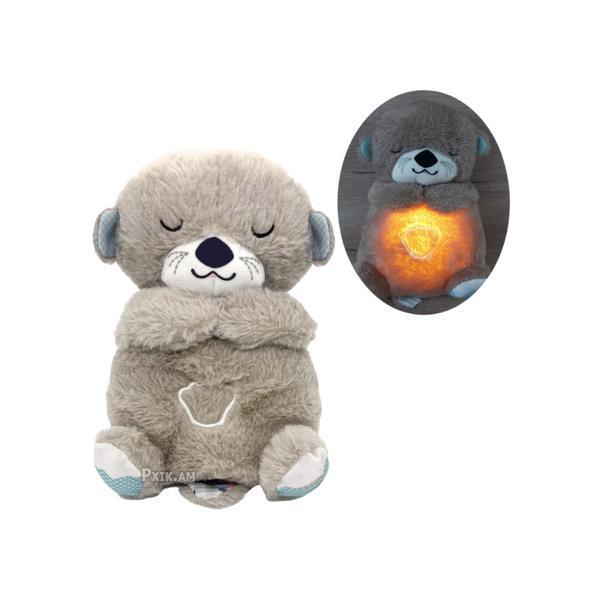 Jucarie de Plus Vidra cu Lumina si Respiratie