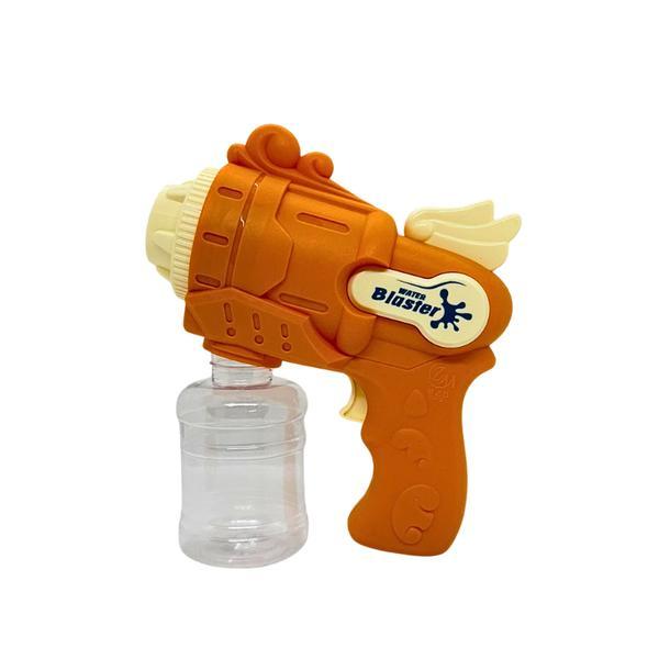 Pistol cu apa Electric Portocaliu pentru Copii cu 2 Moduri de Tragere, Jet 7-8 m