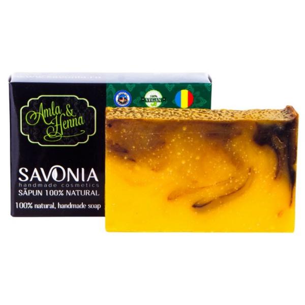 Sapun Solid Natural cu Amla si Henna Savonia, 90g