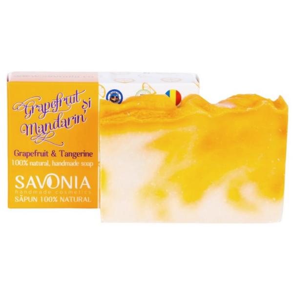 Sapun Natural cu Grapefruit si Mandarin Savonia, 90g