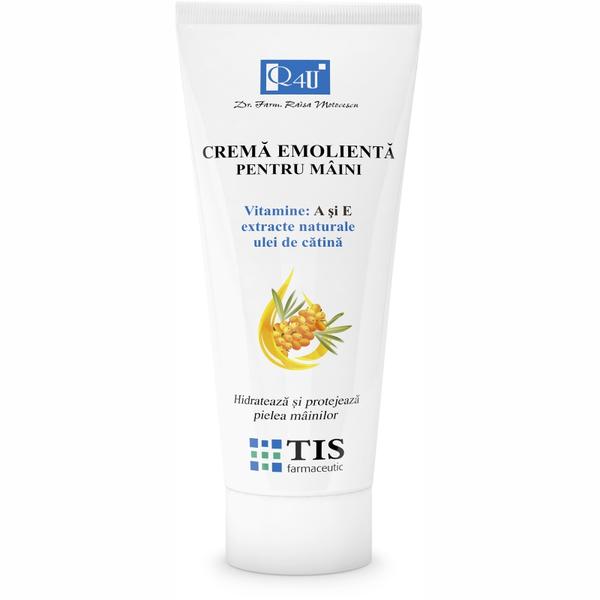 Crema Emolienta pentru Maini Tis Farmaceutic, 100 ml