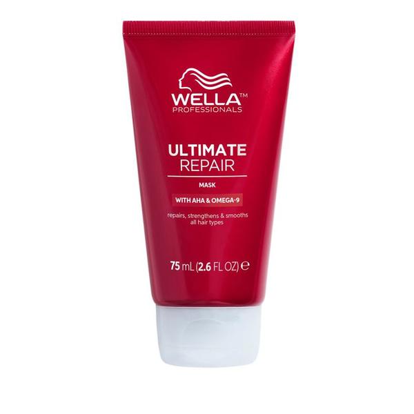 Masca de Reparare Intensiva cu AHA &amp; Omega 9 pentru Par Deteriorat - Wella Professionals Ultimate Repair Mask Travel Size, 75 ml