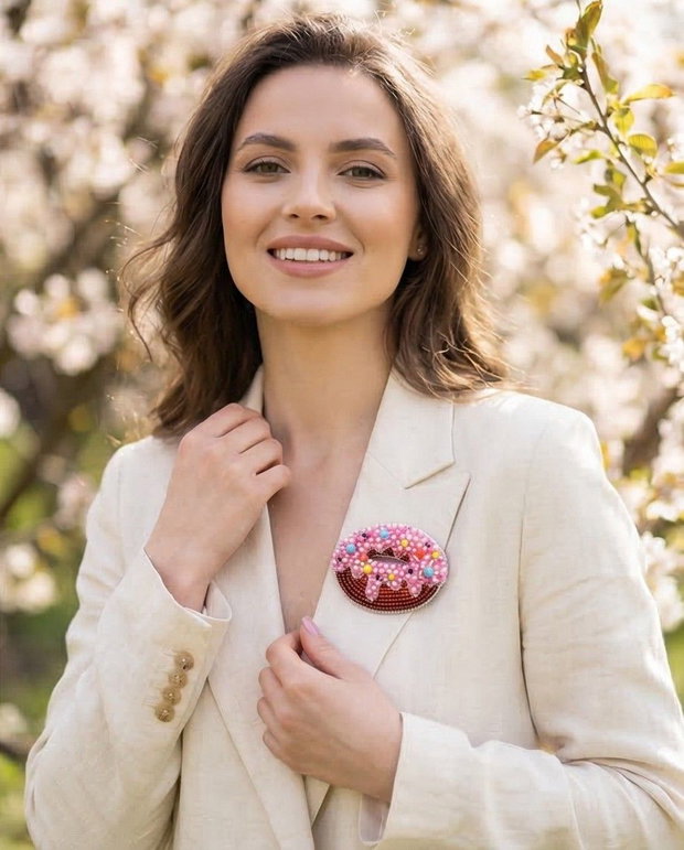 Rezervat Broșa Gogoașă Glazurată- Sweet Pink