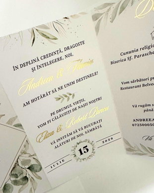Invitatie de nunta 3-fold