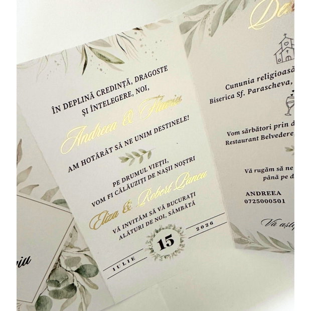 Invitatie de nunta 3-fold