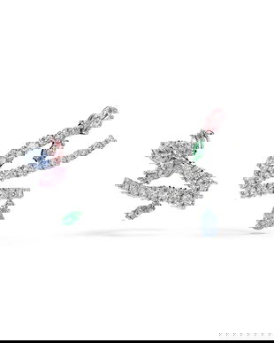 Swarovski cercel pentru femei, din metal cu zirconiu cubic Ariana Grande x Swarovski