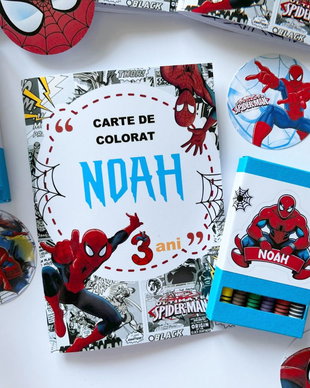 Set cadou grădiniță Spiderman